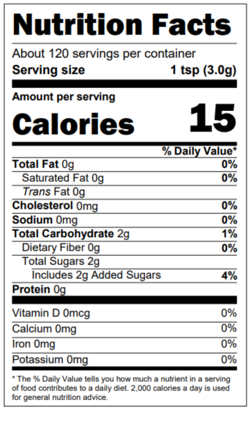 Nutrition Facts