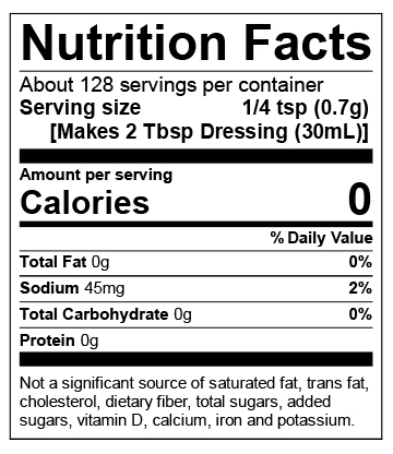 Nutrition Facts
